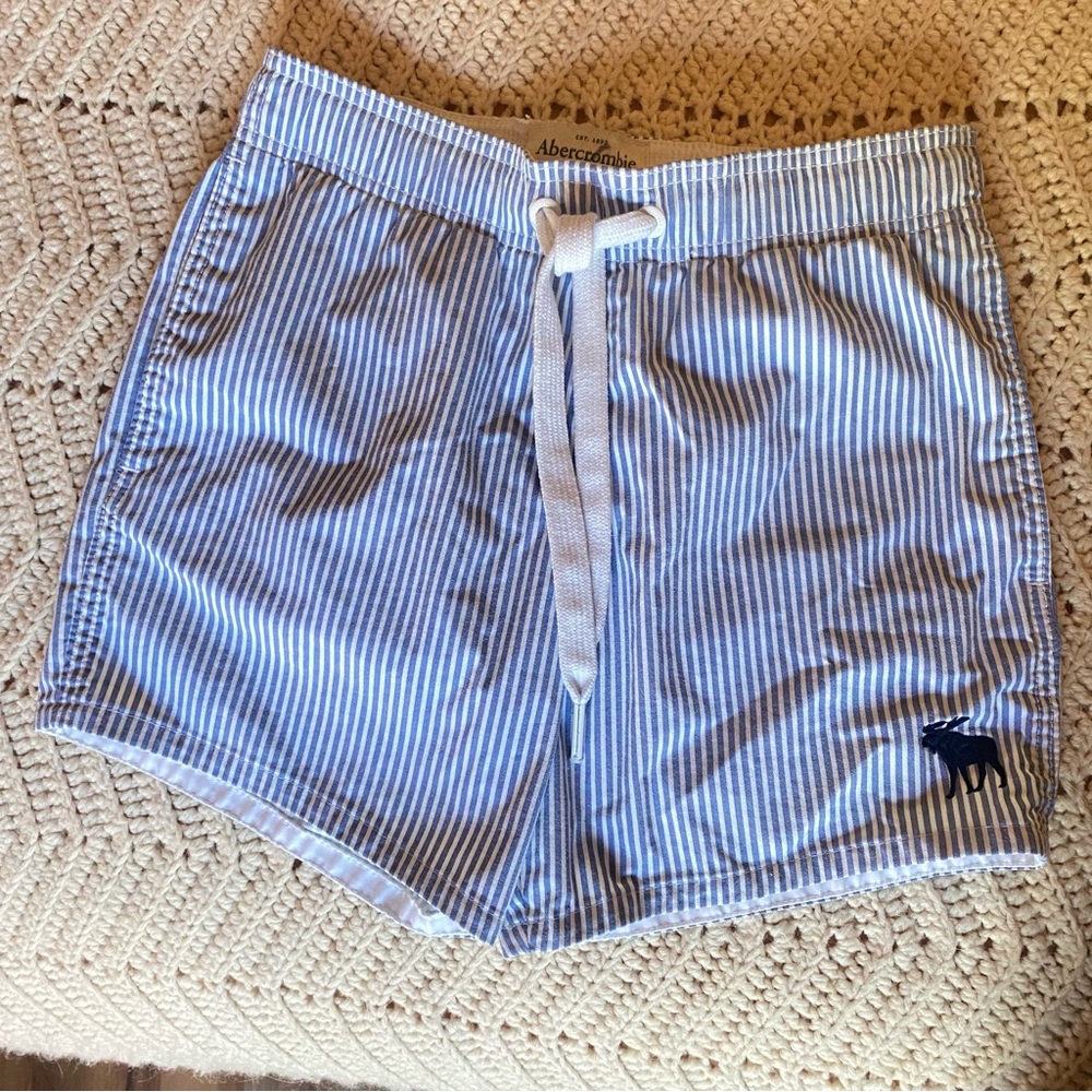 Abercrombie & Fitch Seersucker Shorts